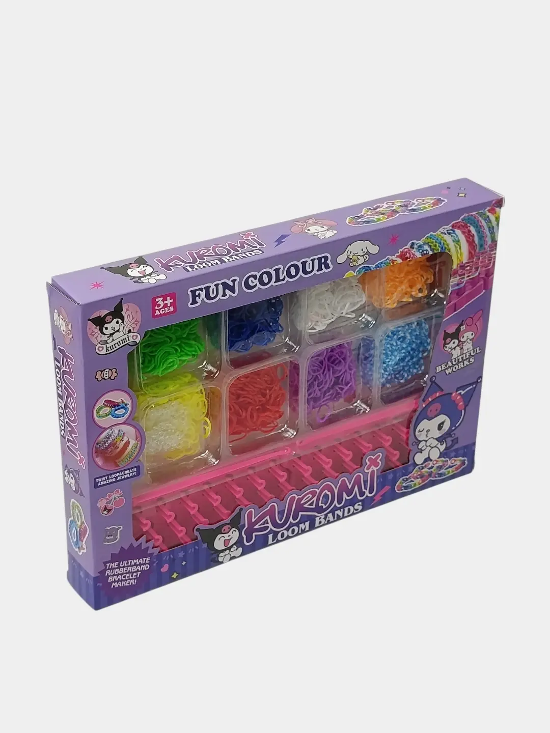 Набор резинок для плетения Loom Bands Куроми Sanrio со станком для творчества