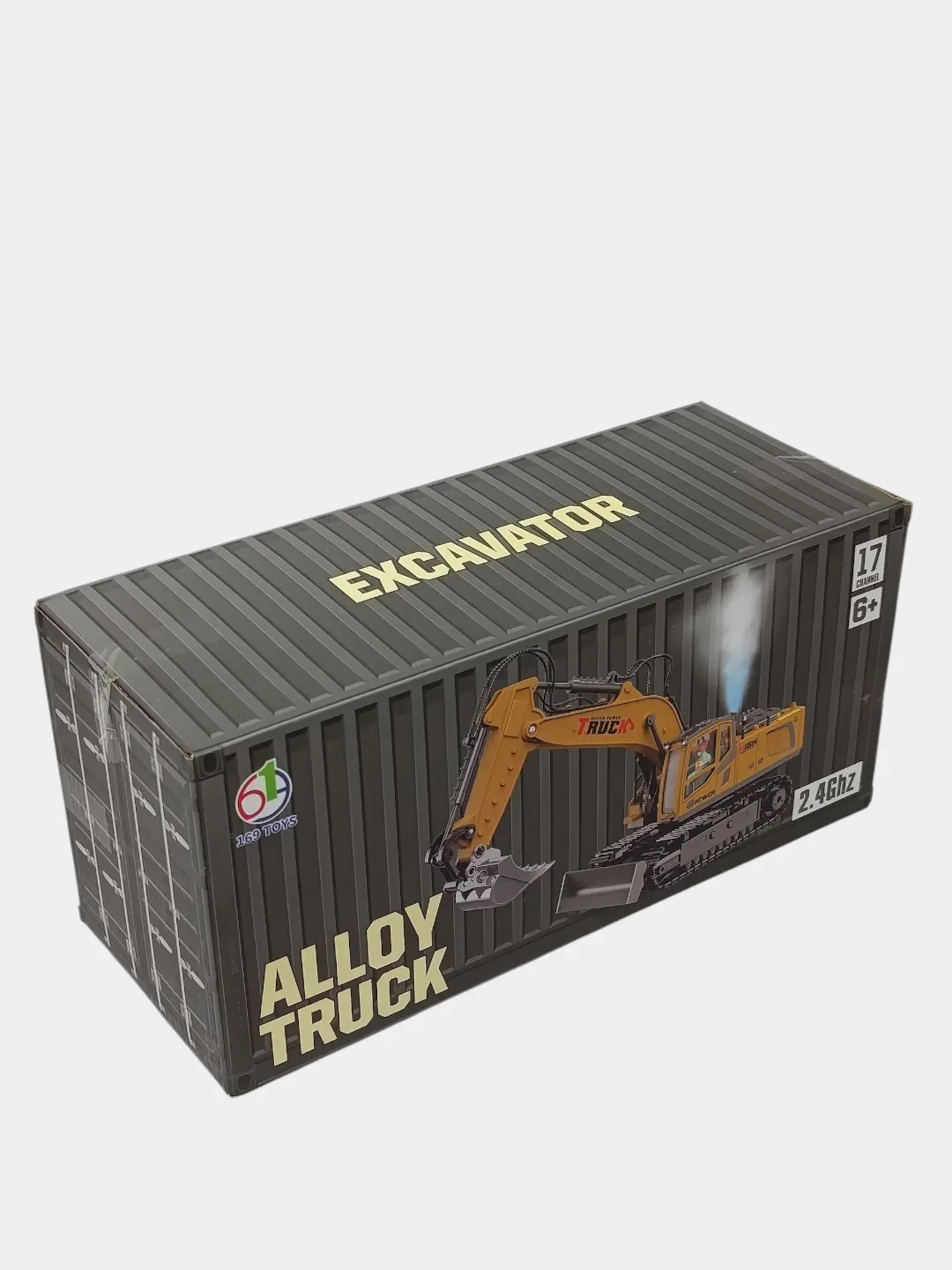 Р/У экскаватор Alloy Truck Excavator гусеничный с металлическим ковшом, 17 каналов, 2.4 ГГц