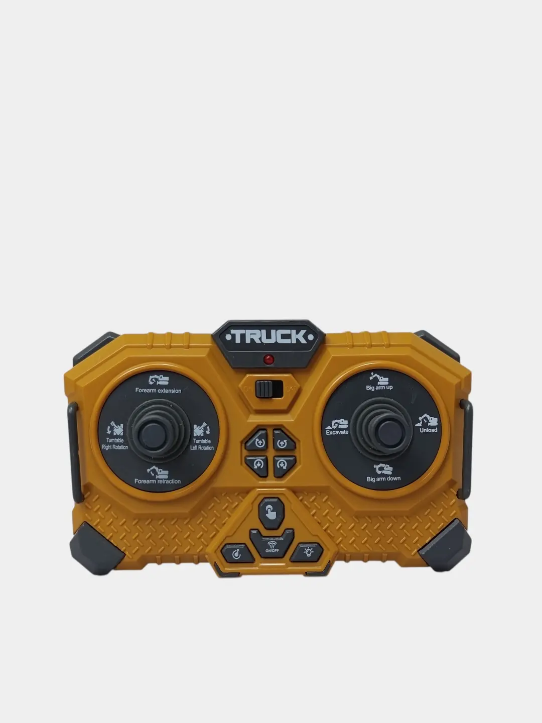 Masofadan boshqariladigan ekskavator Alloy Truck Excavator metall cho'michli, 17 kanalli — 8-rasm