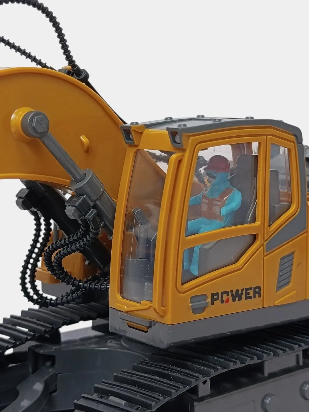 Masofadan boshqariladigan ekskavator Alloy Truck Excavator metall cho'michli, 17 kanalli — 4-rasm