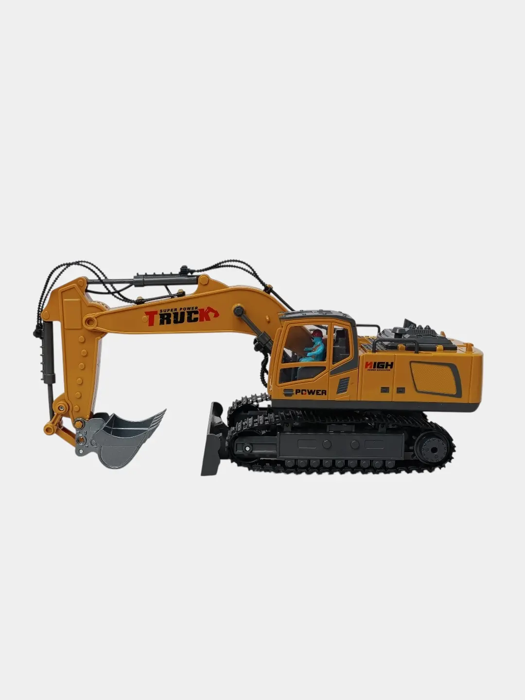 Masofadan boshqariladigan ekskavator Alloy Truck Excavator metall cho'michli, 17 kanalli — 6-rasm