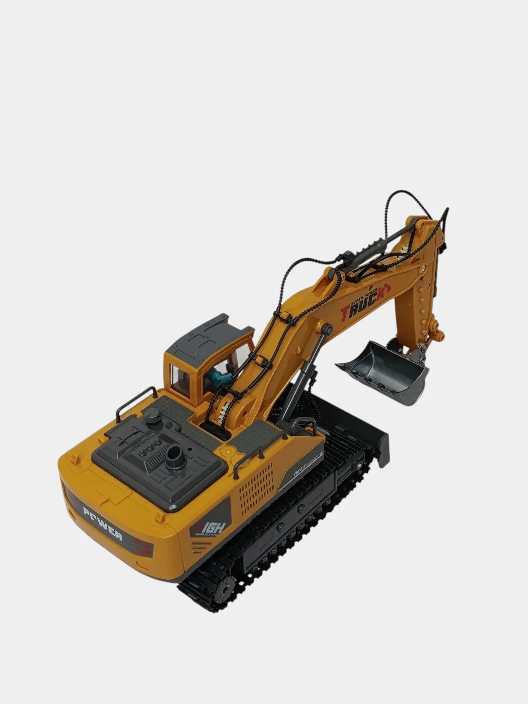 Masofadan boshqariladigan ekskavator Alloy Truck Excavator metall cho'michli, 17 kanalli — 7-rasm