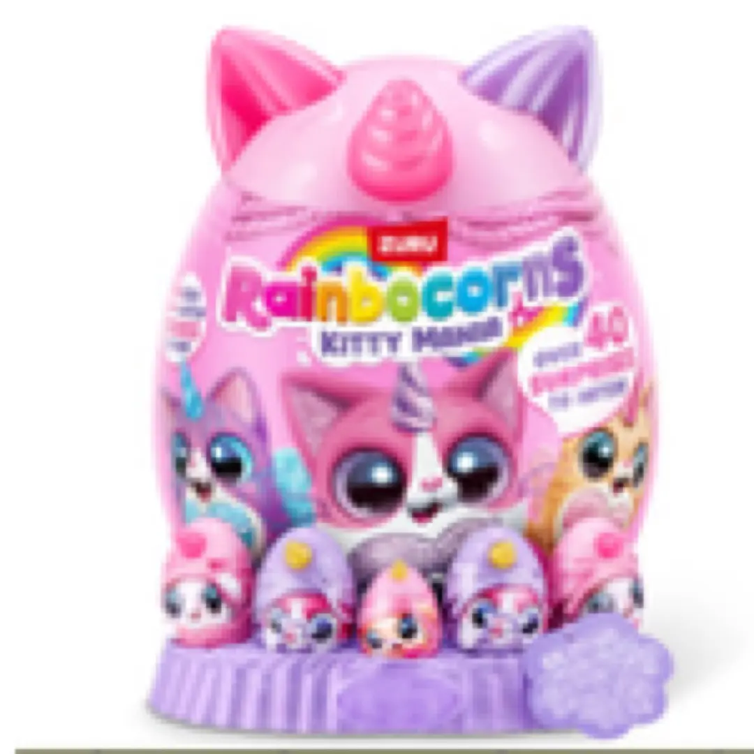 Игрушка-сюрприз ZURU Rainbocorns Kitty Mania в яйце, мягкий котякорн с аксессуарами