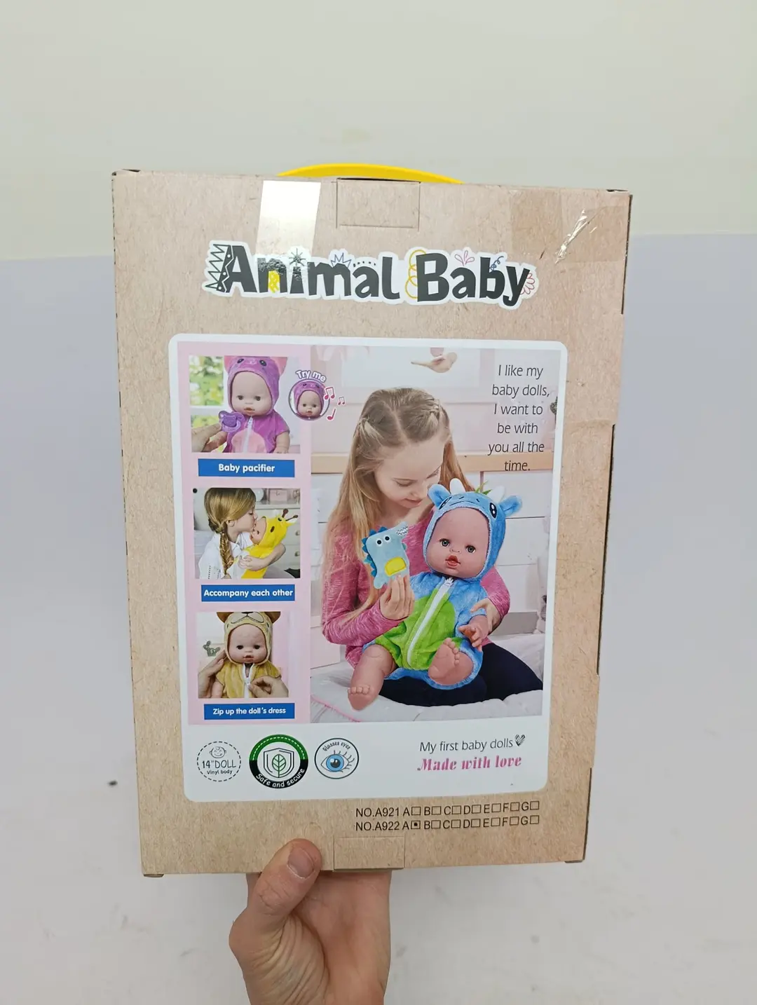 Musiqali interaktiv Baby Animal qo'g'irchog'i, chaqaloq ovozli o'yinchoq qizlar uchun — 12-rasm