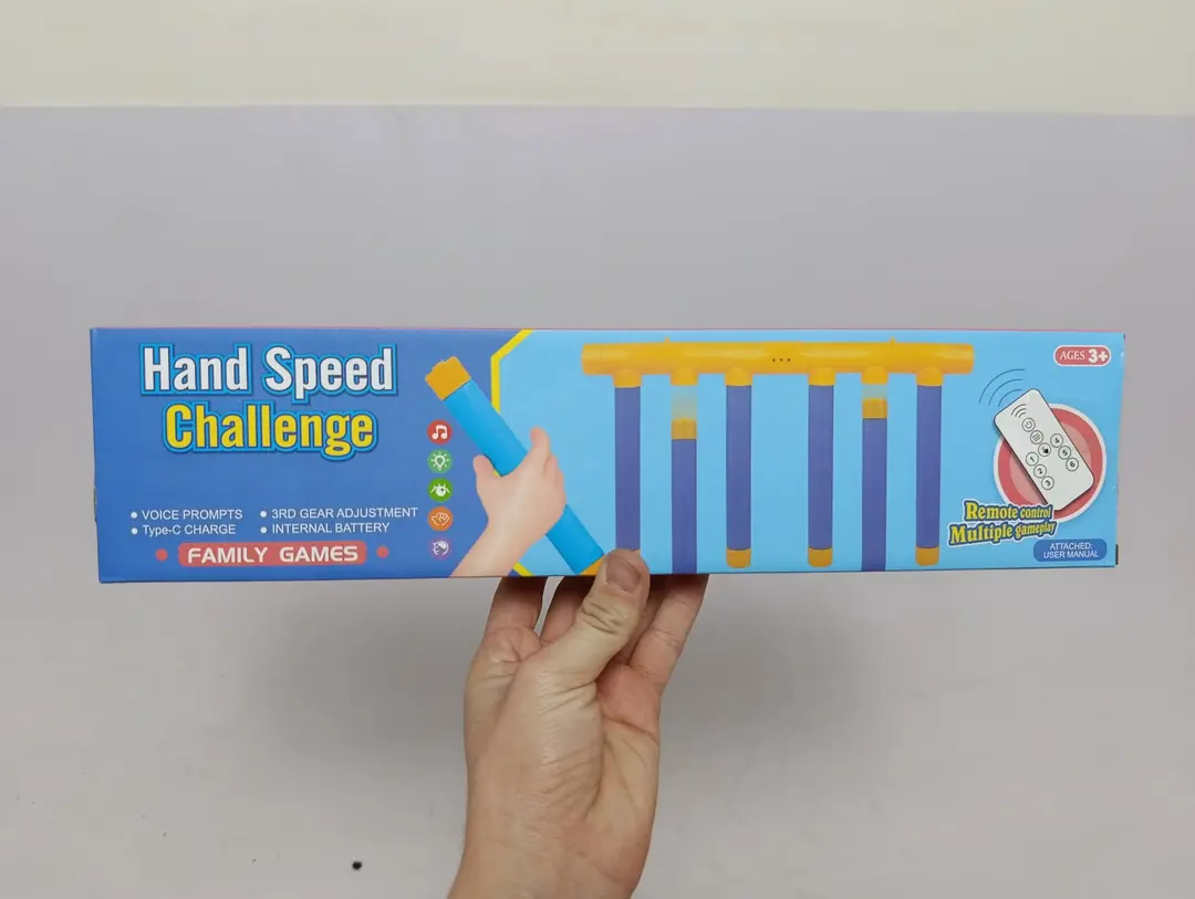 Interaktiv reaksiya trenajyori Hand Speed Challenge, Bolalar va kattalar uchun rivojlantiruvchi o'yin, 3 xil tezlik