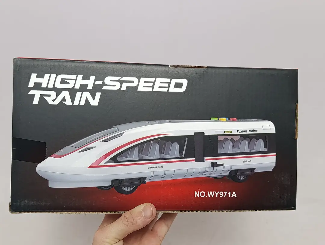 Bolalar uchun chiroqli va ovozli Fuxing WENYI Light Striker tezyurar poyezdi — 3-rasm