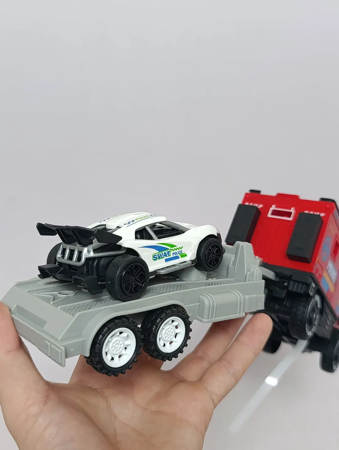 Politsiya mashinasi Recreational Vehicle inertsion, chiroq va ovozli o'yinchoq to'plami — 10-rasm