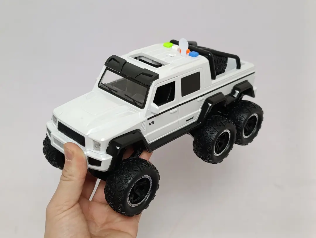 Gelik 6x6 yo'ltanlamas mashinasi Wenyi inersion 1:16 chiroq va ovozli — 3-rasm