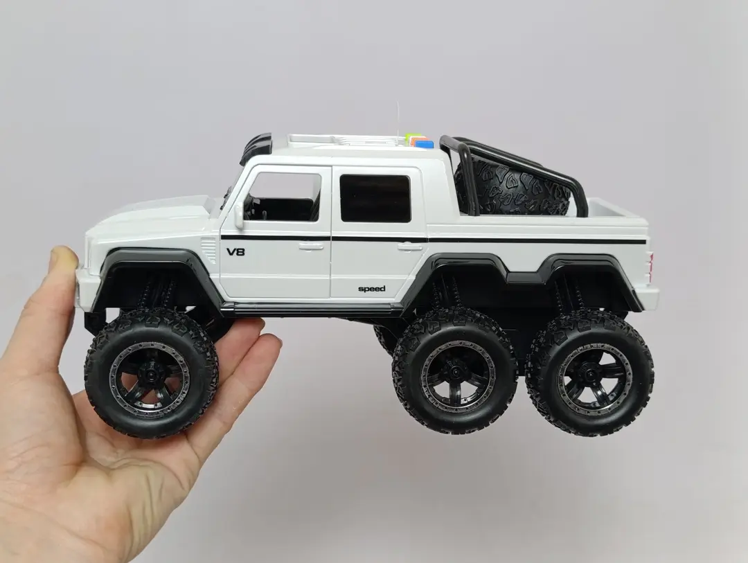 Gelik 6x6 yo'ltanlamas mashinasi Wenyi inersion 1:16 chiroq va ovozli — 4-rasm