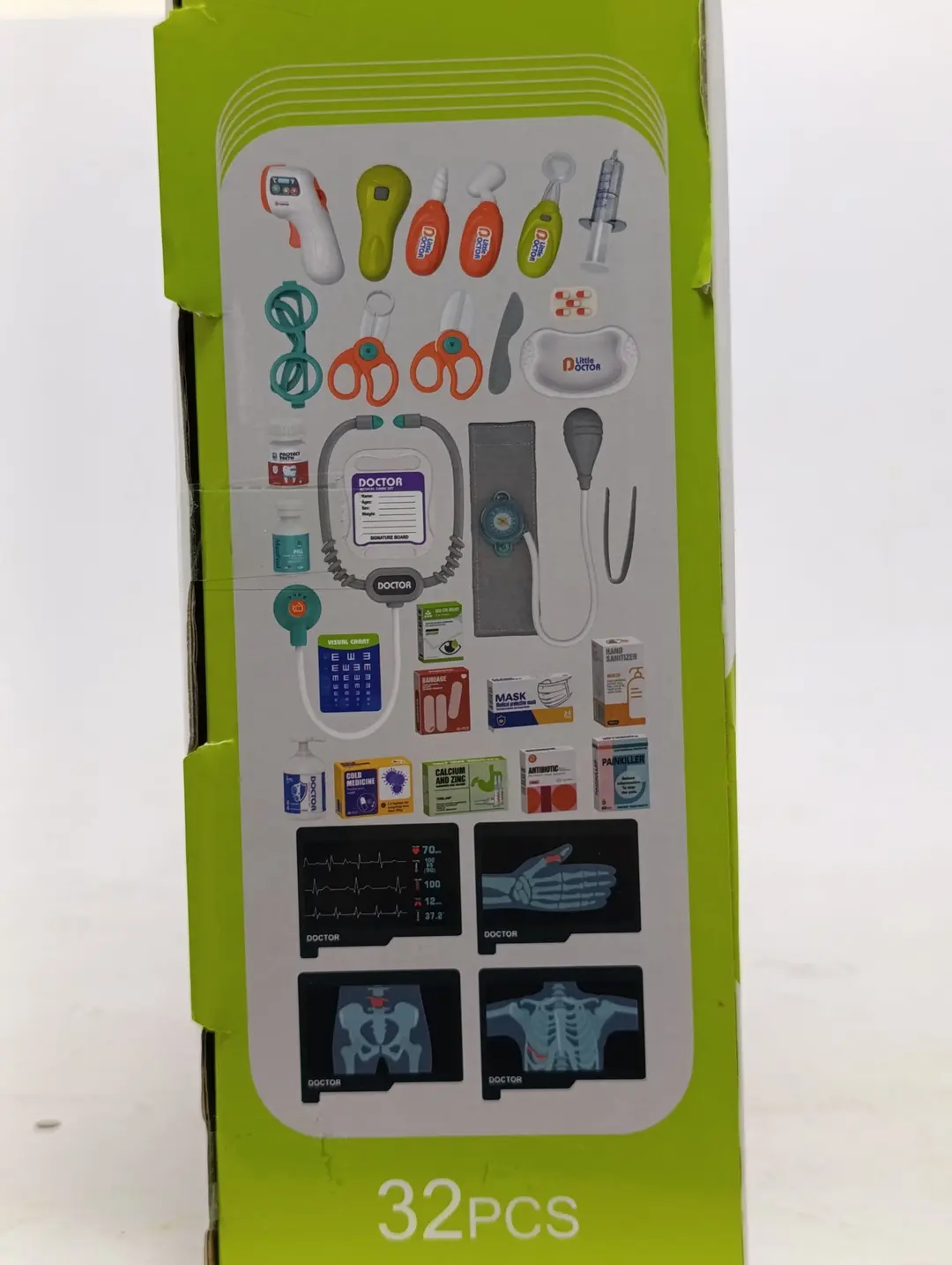 Elektron shifokor aravachasi Medical Trolley interaktiv panelli bolalar uchun to'plami — 5-rasm
