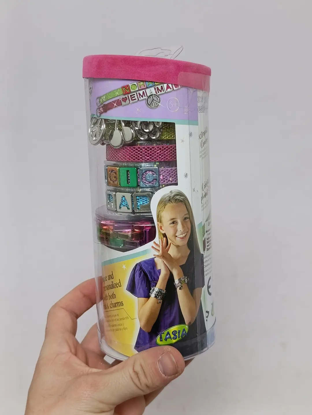 Bilakuzuklar yasash uchun MAGIC STRAPS munchoqlar to'plami, qizlar uchun sharm va harflar — 2-rasm