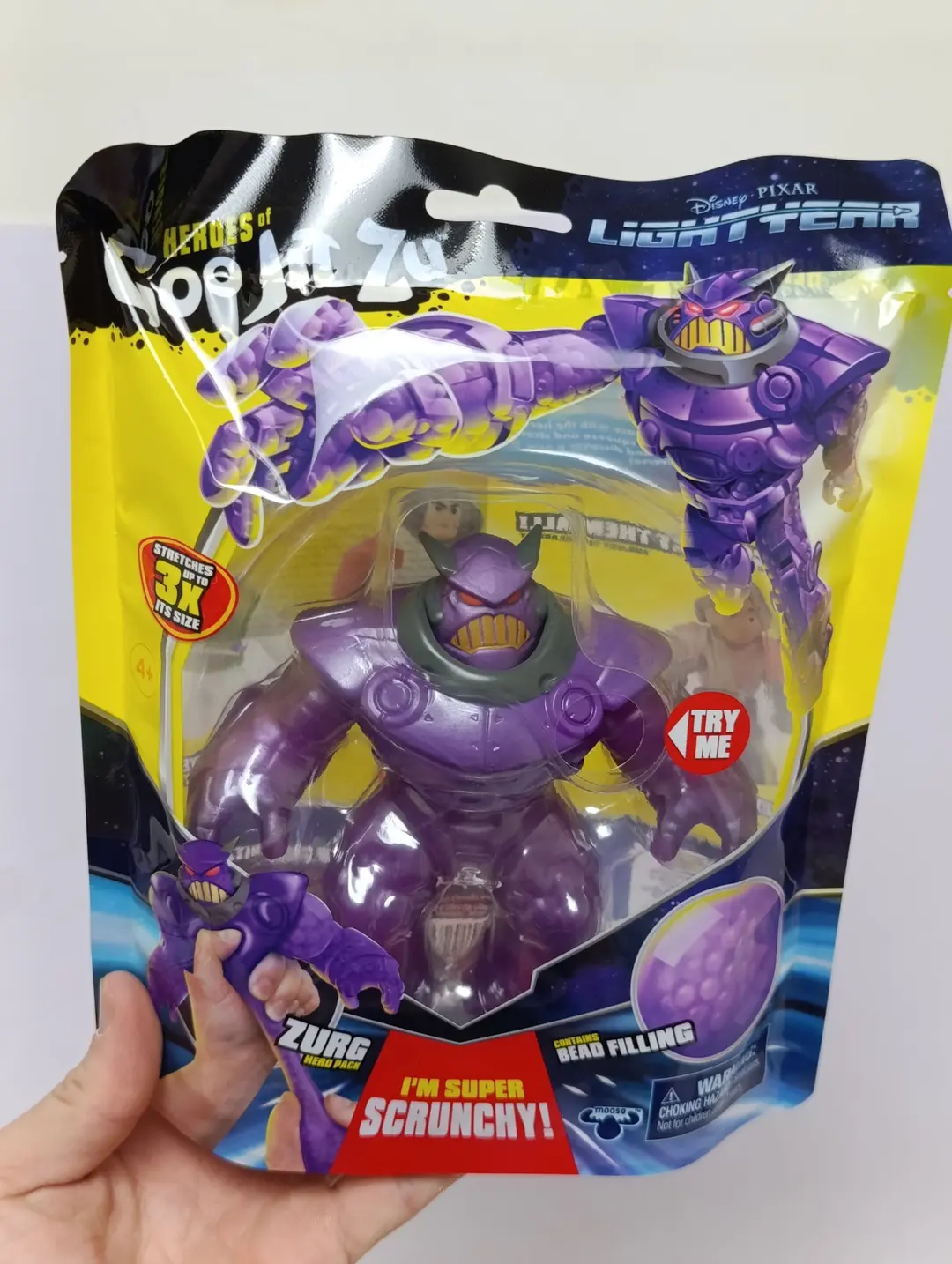 GooJitZu Zurg cho'ziluvchan figurasi Disney Pixar antistress o'yinchoq — 2-rasm