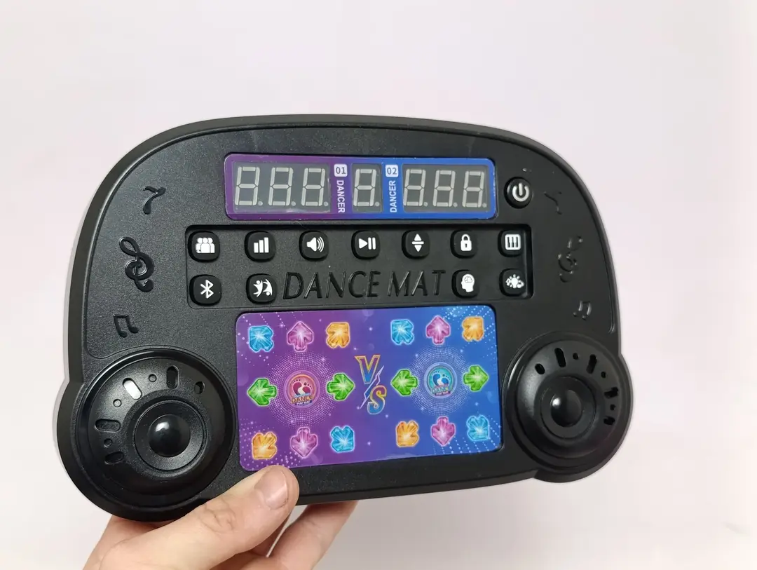 Interaktiv raqs gilamchasi Bluetooth bilan, 3 yoshli bolalar uchun rivojlantiruvchi o'yinchoq, Simsiz va sirpanmaydi — 4-rasm
