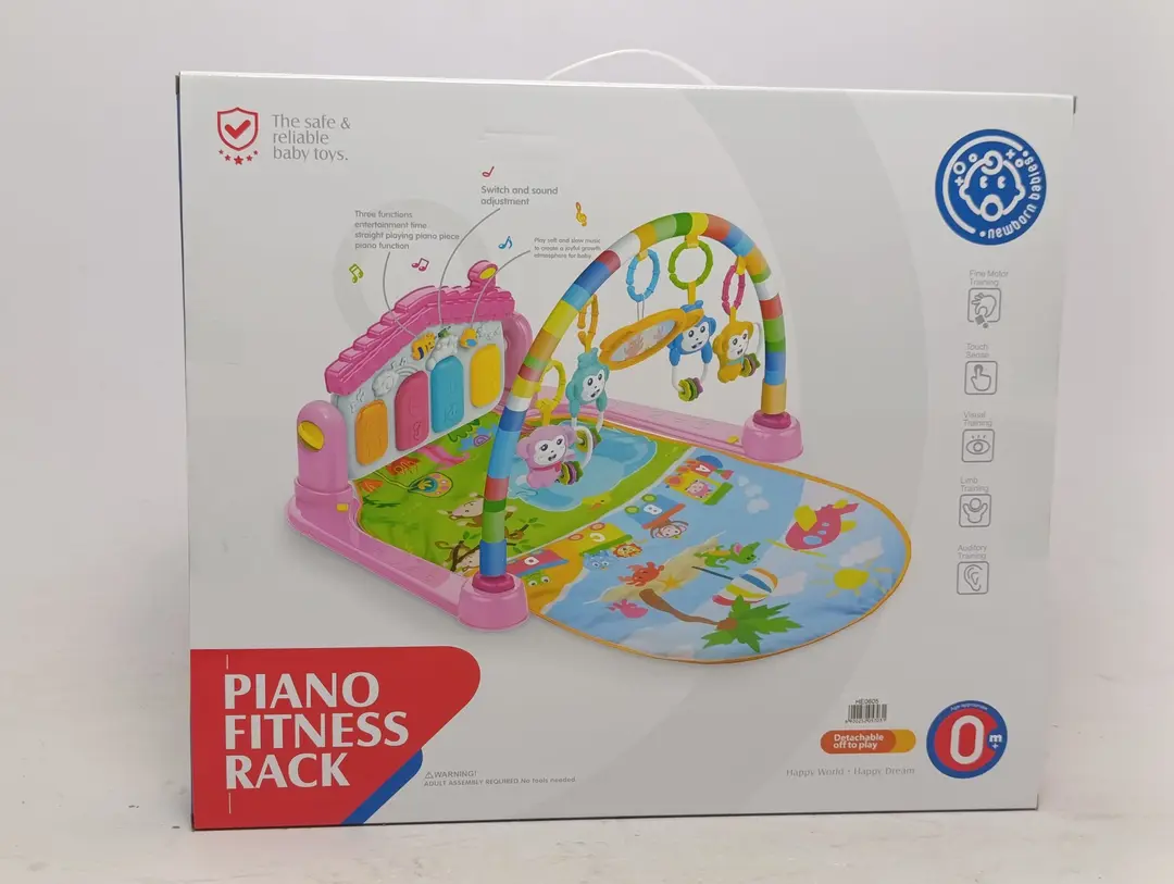 Huanger musiqa va pianino bilan rivojlantiruvchi gilamcha, 0+ yosh uchun — 3-rasm