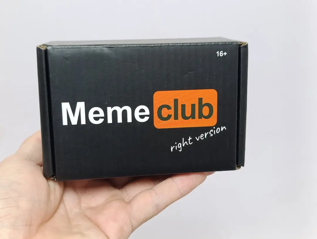 Meme club stol o'yini, Kechalar uchun memli kartochkalar, Kattalar va yoshlar uchun, Yumorni rivojlantirish — 7-rasm