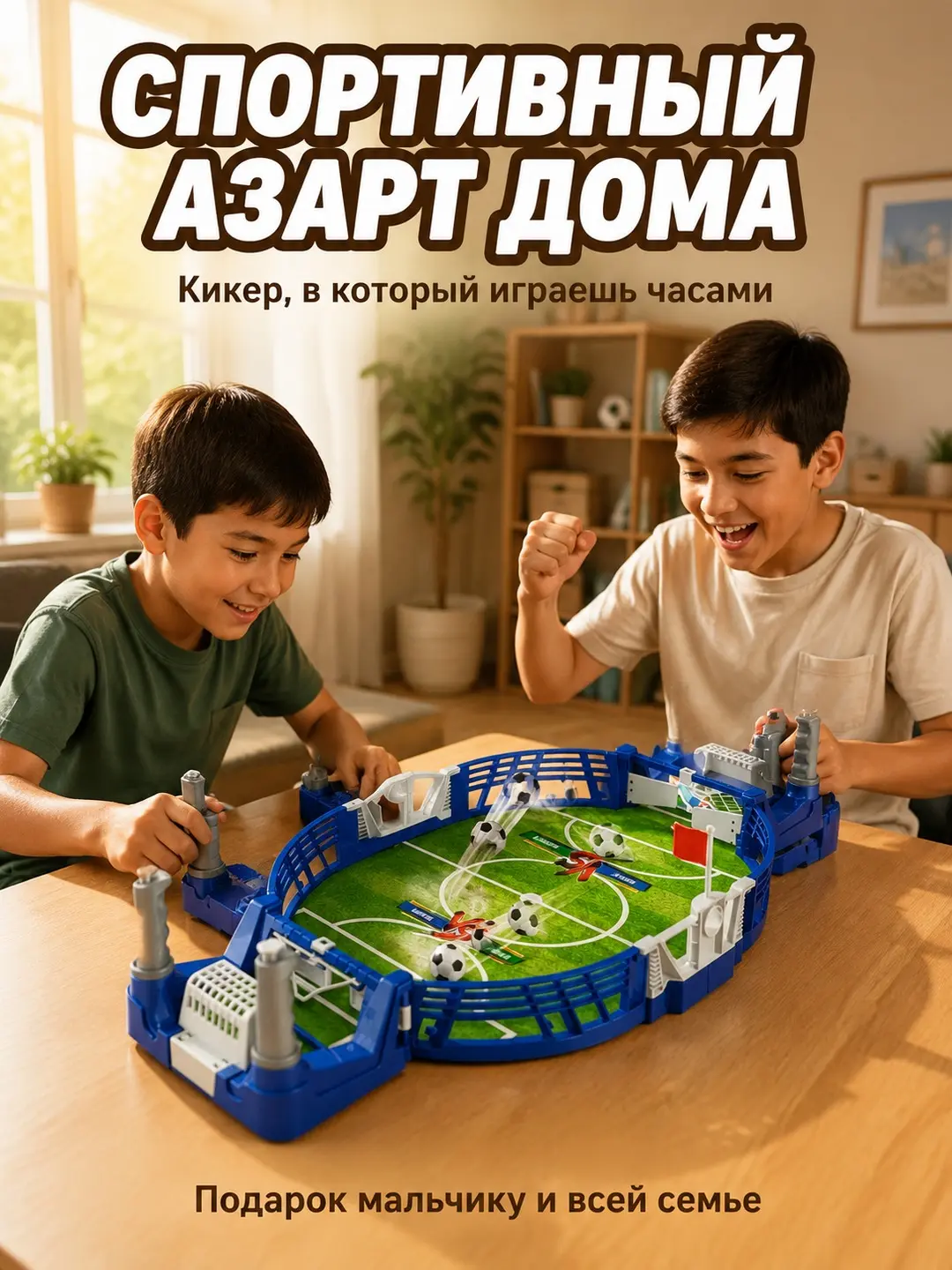Stol futboli League Football Board Game WAN LI LONG, bolalar uchun o'yin — 3-rasm
