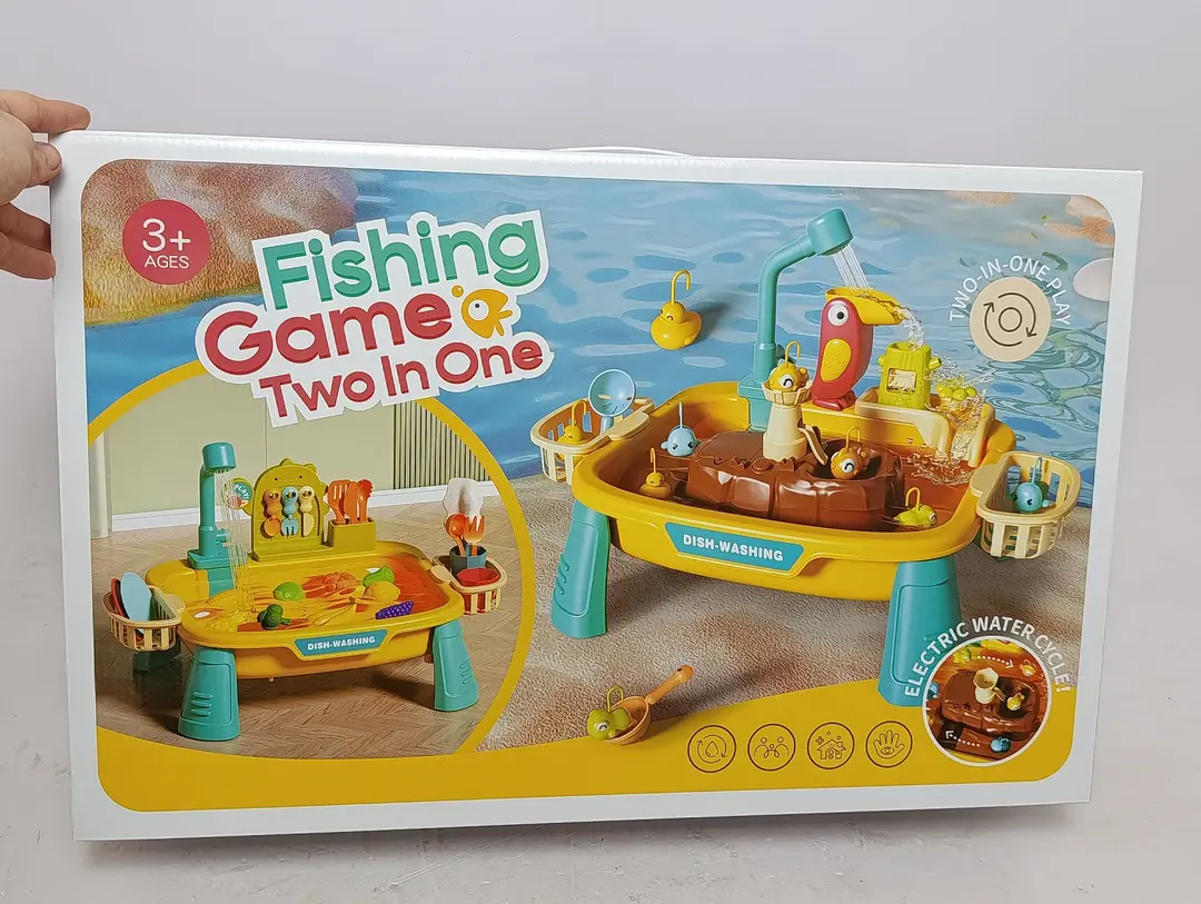 Elektr oshxona rakovinasi va baliq ovi Fishing Game, suv aylanishi bilan, sariq — 3-rasm