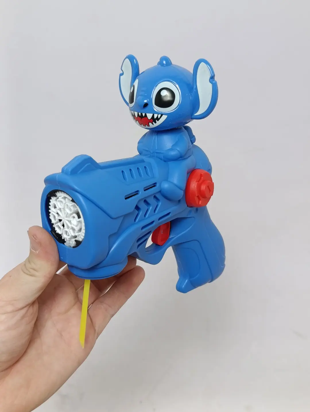 Elektr sovunli pufakchalar to'pponchasi Bubble Gun avtomatik Stich va Shin-tyan — 4-rasm