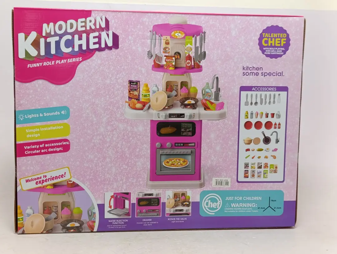 Bolalar interaktiv oshxonasi Modern Kitchen, 64 ta aksessuar, 3 yoshdan — 3-rasm