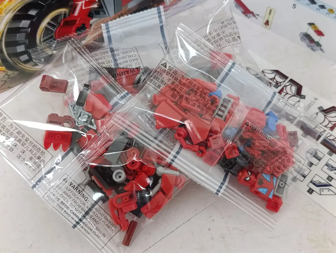 Superqahramonlar konstruktori Marvel qasoskorlari, Mototsikl, Lego mos keladi — 11-rasm