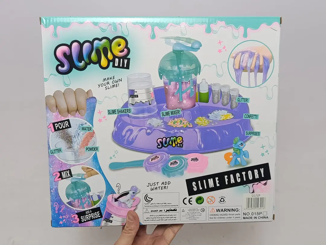 Slime Factory DIY to'plami, Mikserli o'yin stansiyasi, 6 yoshli bolalar uchun rivojlantiruvchi o'yin — 2-rasm