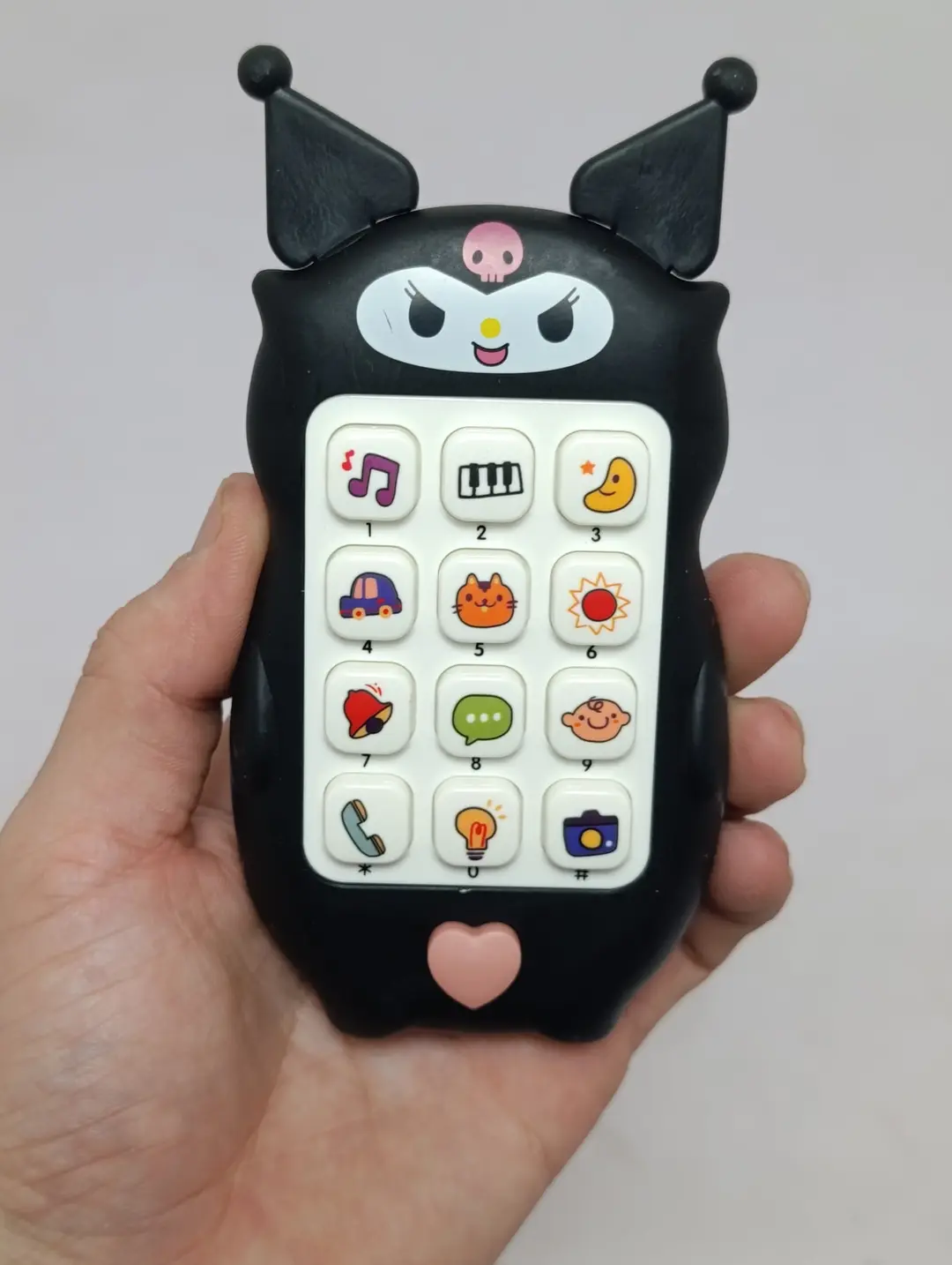 Kuromi o'rgatuvchi interaktiv telefoni, bolalar uchun musiqali rivojlantiruvchi o'yinchoq