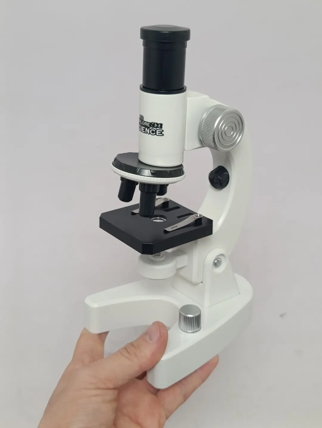 Optik mikroskop Microscope Suit, 1200 karrali o'quv to'plami, smartfon ushlagichi bilan — 3-rasm