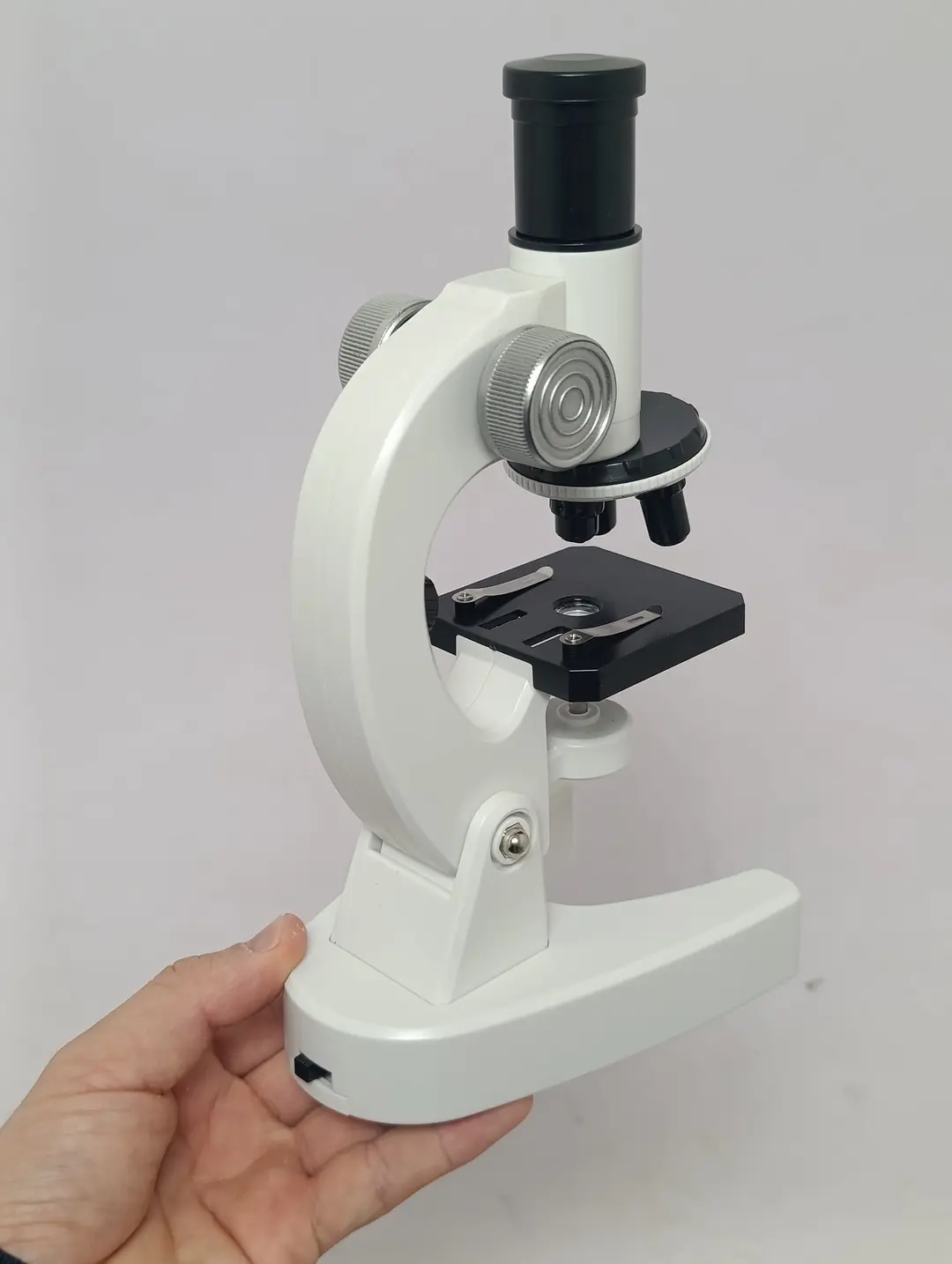 Optik mikroskop Microscope Suit, 1200 karrali o'quv to'plami, smartfon ushlagichi bilan — 5-rasm