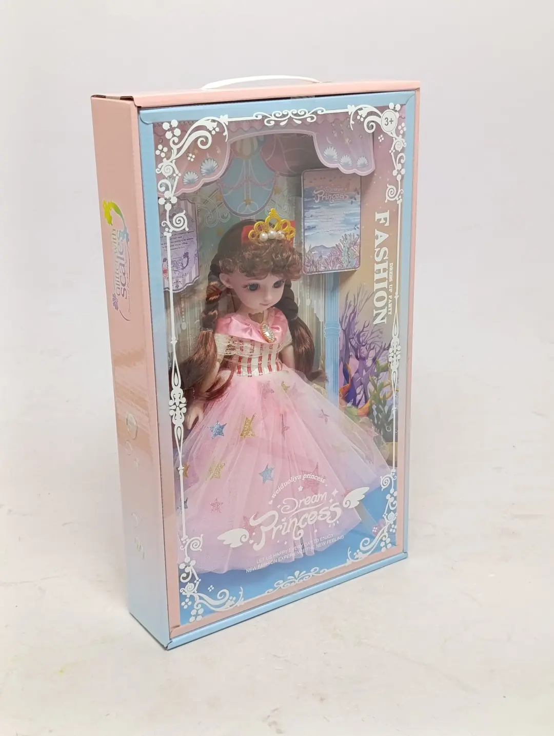 Dream Princess kelin ko'ylakli qo'g'irchog'i, chiroqli va musiqali interaktiv o'yinchoq — 6-rasm