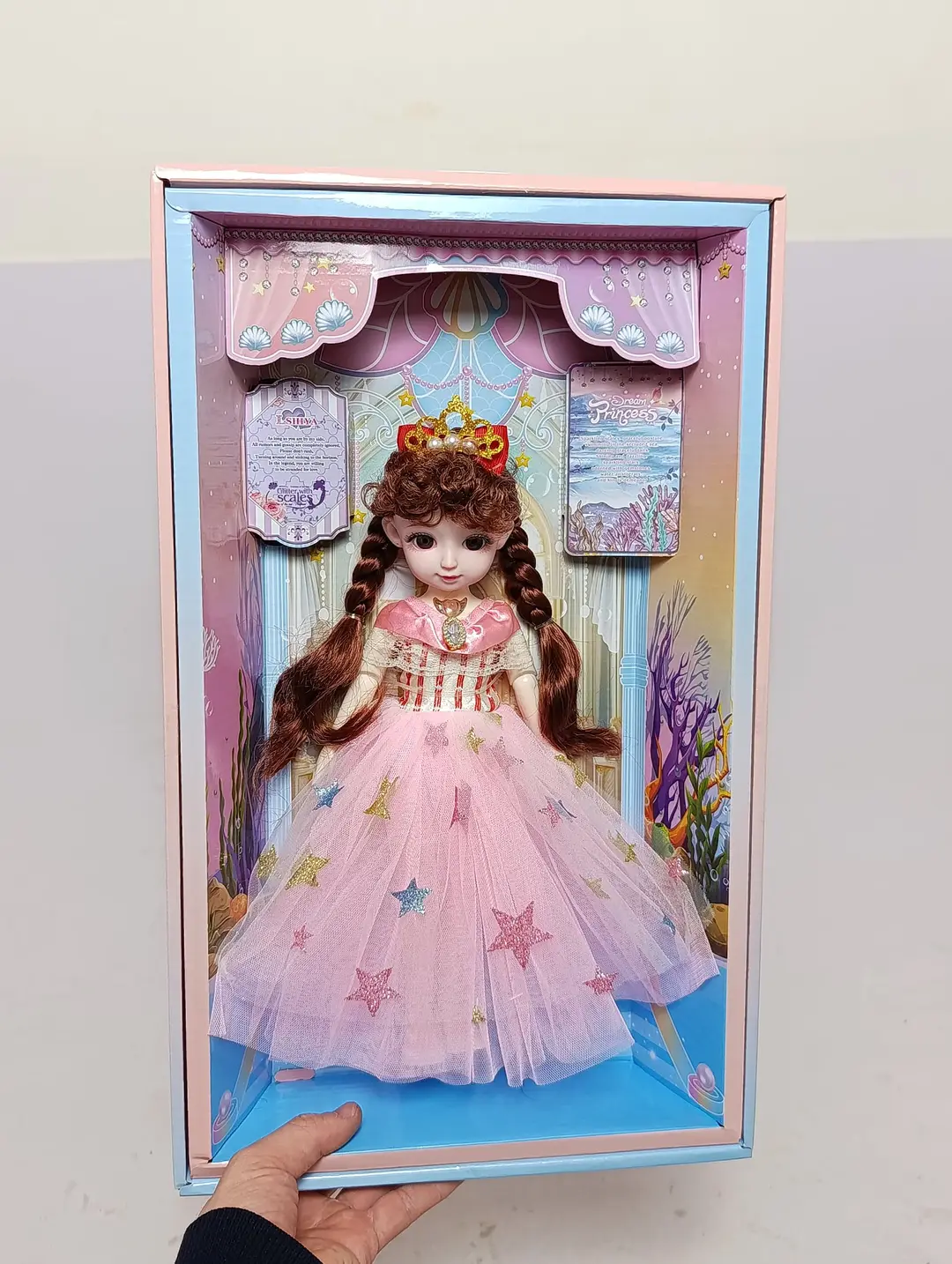 Dream Princess kelin ko'ylakli qo'g'irchog'i, chiroqli va musiqali interaktiv o'yinchoq — 8-rasm