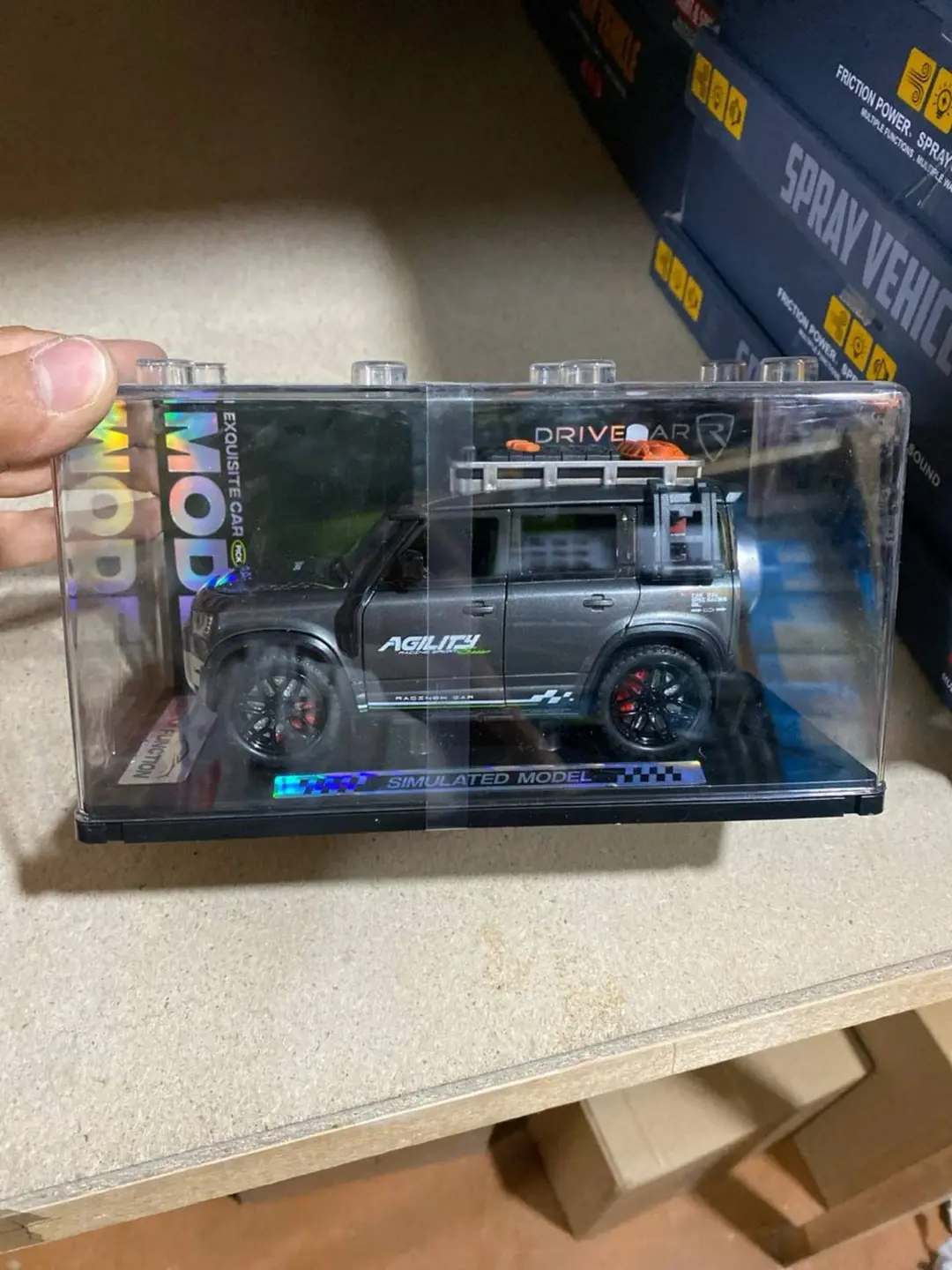 Realistik inersion mashina OFFROAD yo'ltanlamas-kemper chiroqli va ovozli keysda — 5-rasm
