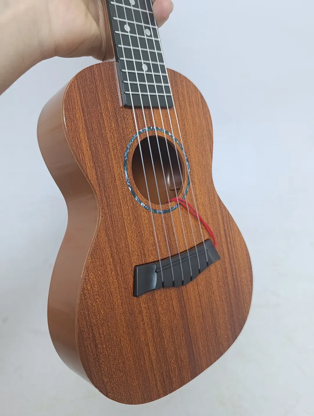 Bolalar uchun olti torli yog'ochsimon gitara, musiqiy o'yinchoq — 5-rasm