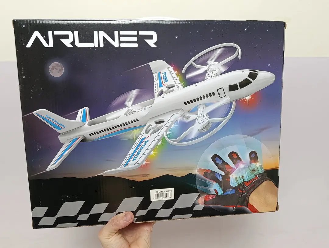 Zhi Le Xing AIRUNER samolyot-kvadrokopteri, balandlikni ushlash funksiyasi va 2 pultli — 3-rasm