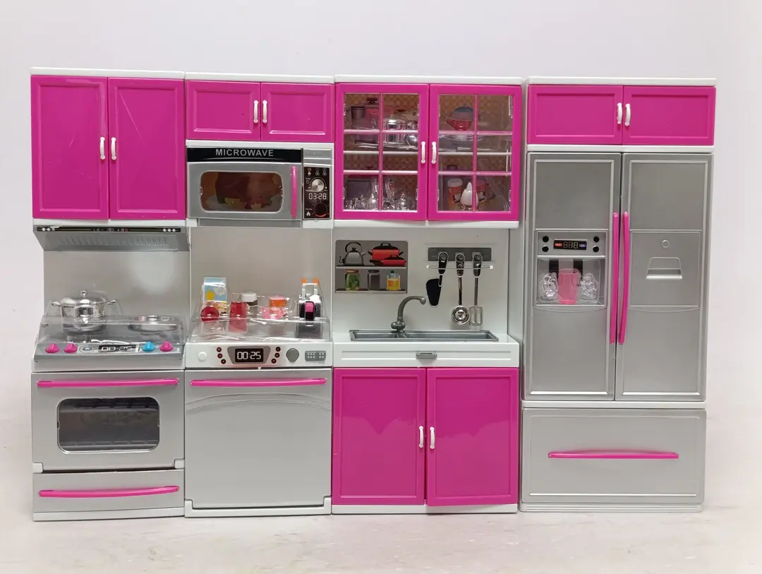 Interaktiv o'yinchoq oshxona My Happy Kitchen, chiroq va ovozli, 39 ta buyum — 4-rasm