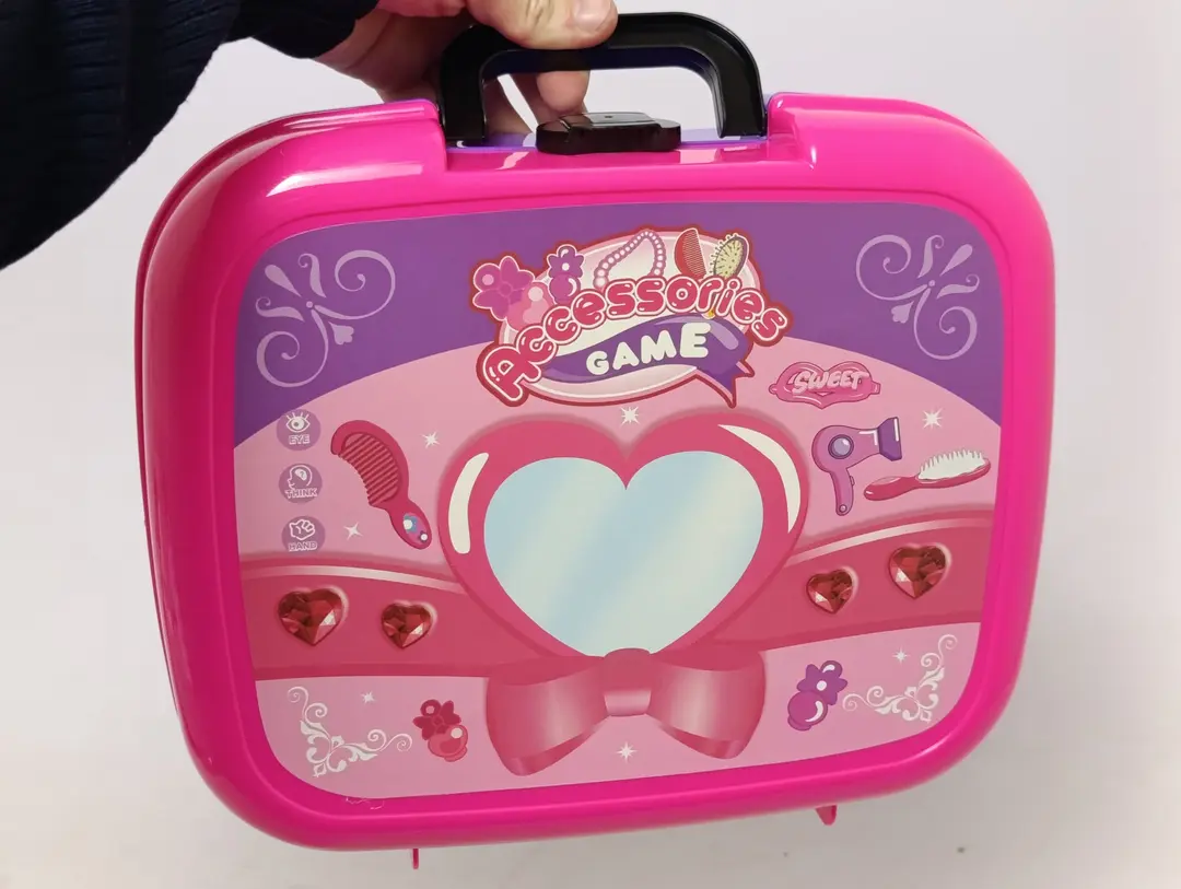 Qiz bolalar uchun taqinchoqlar jamlangan 5 tasi 1 da chamadon, Accessories Game, 29 qism — 4-rasm