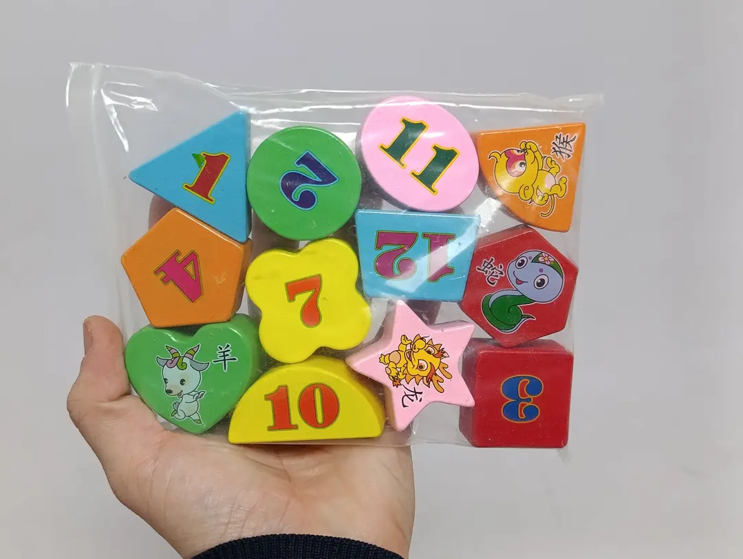 Geometrik shaklli rivojlantiruvchi labirint Wood Toys 5 tasi 1 da yog'ochli — 6-rasm