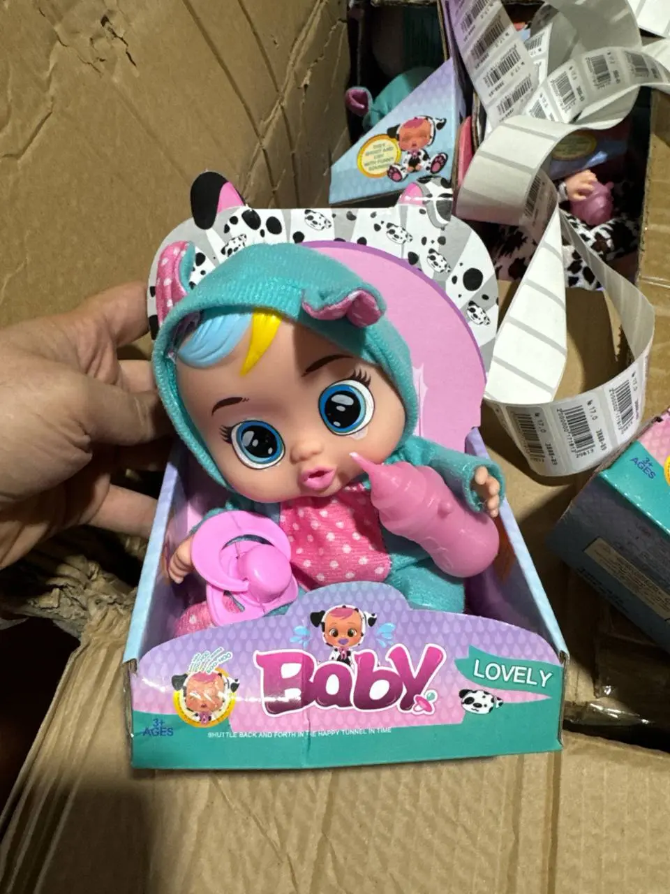 Baby Lovely o'yinchoq qo'g'irchog'i, kiyim va aksessuarlar bilan, 3 yoshdan oshgan qizlar uchun — 2-rasm