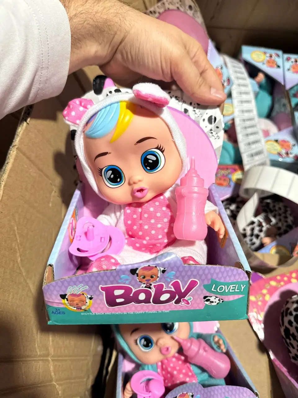 Baby Lovely o'yinchoq qo'g'irchog'i, kiyim va aksessuarlar bilan, 3 yoshdan oshgan qizlar uchun — 3-rasm
