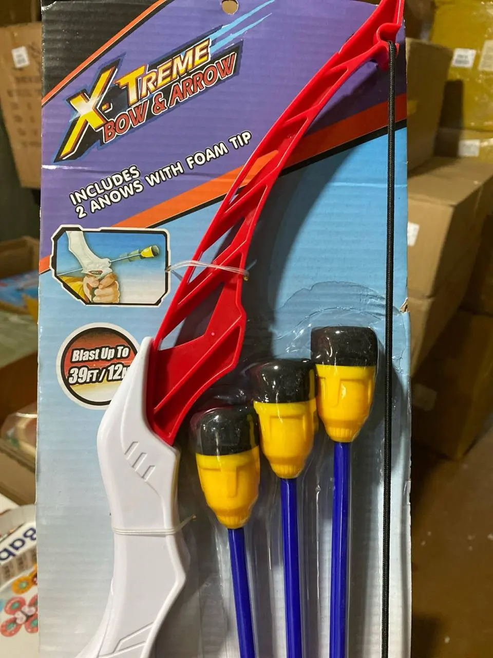 Bolalar uchun X-Treme Bow & Arrow o'yin to'plami, 12m masofa va yumshoq o'qlar, 6 yoshdan oshgan bolalarga — 2-rasm
