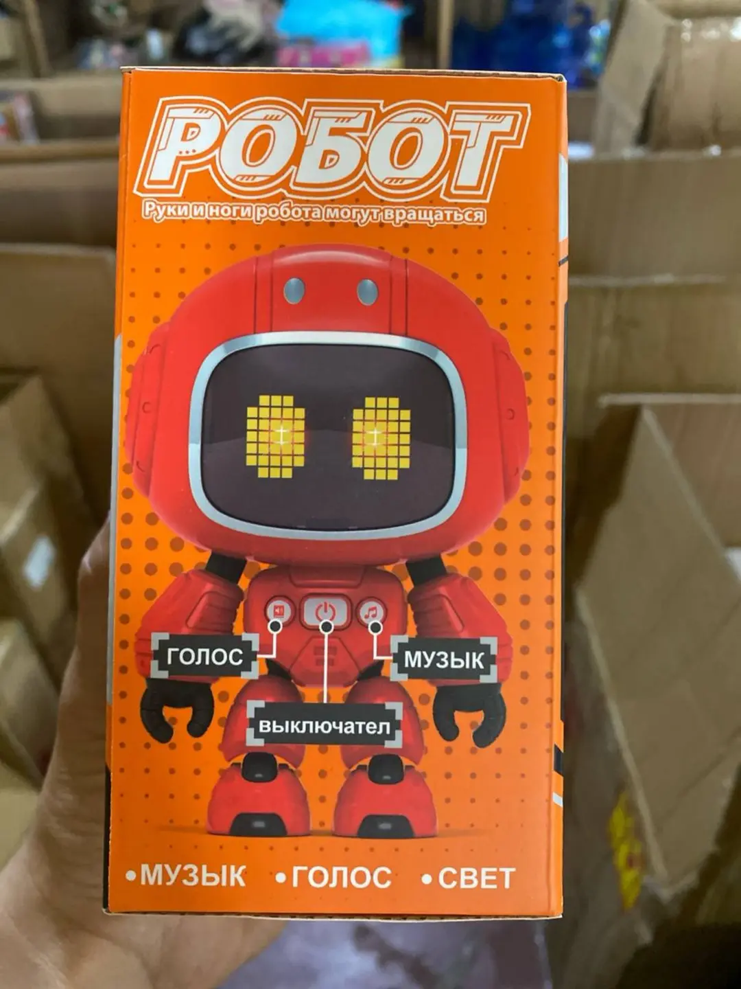 Interaktiv musiqiy Smart Friend roboti, Nurli va ovozli, 3 yoshli bolalar uchun, Rivojlantiruvchi o'yinchoq — 3-rasm