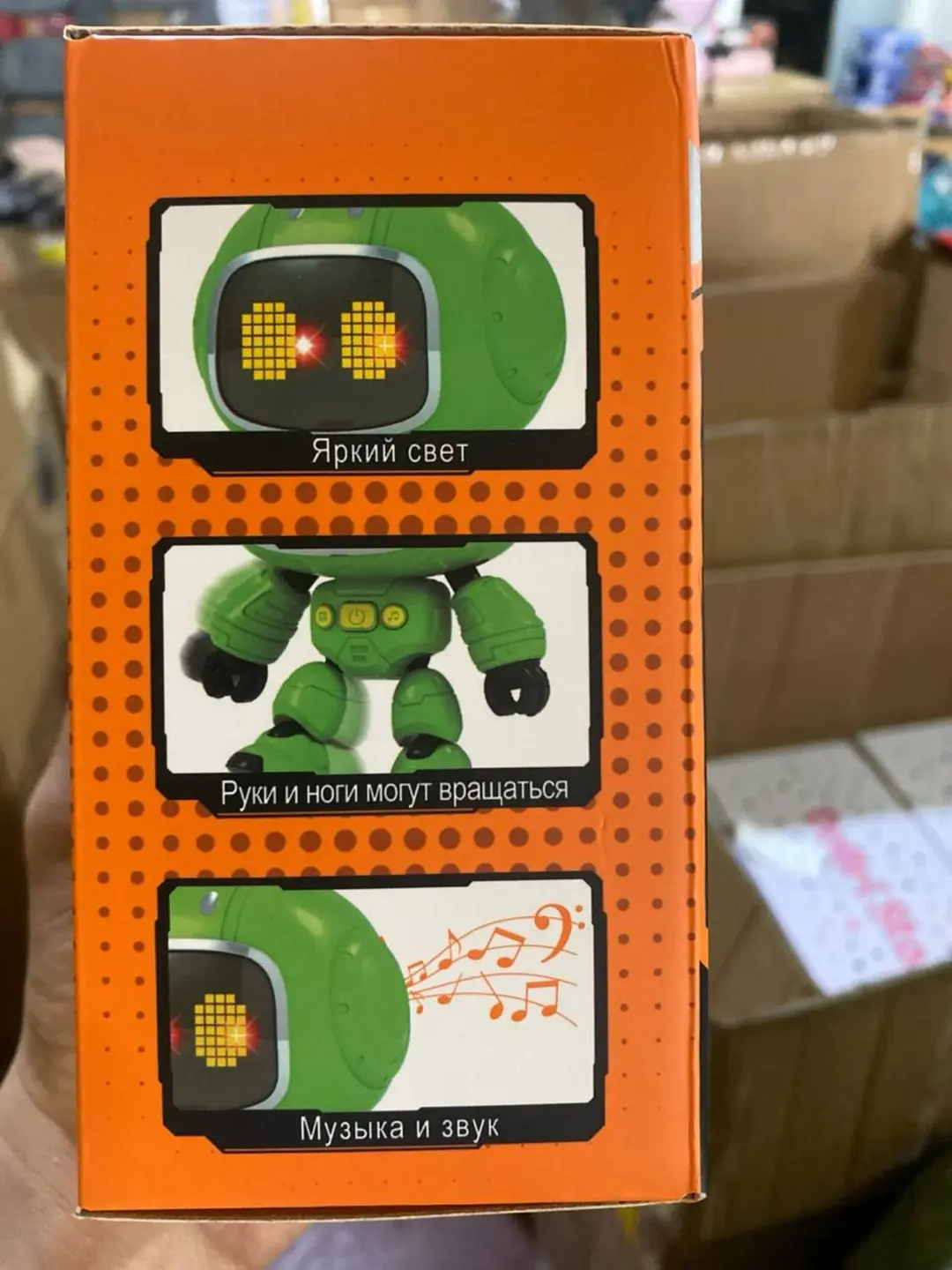 Interaktiv musiqiy Smart Friend roboti, Nurli va ovozli, 3 yoshli bolalar uchun, Rivojlantiruvchi o'yinchoq — 4-rasm