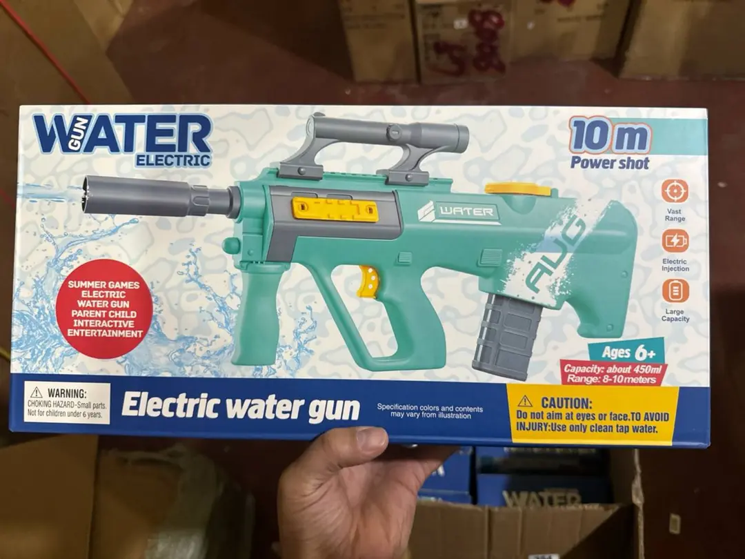 Elektr suvli blaster AUG, Akkumulyatorli avtomatik to'pponcha, 6 yoshdan katta bolalar uchun — 2-rasm