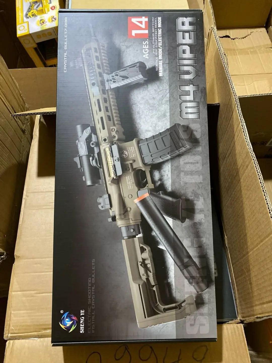 M4 VIPER bolalar avtomatik orbiz blasteri, 2-tasi-1-da gibrid rejim, Faol o'yinlar va merganlik uchun