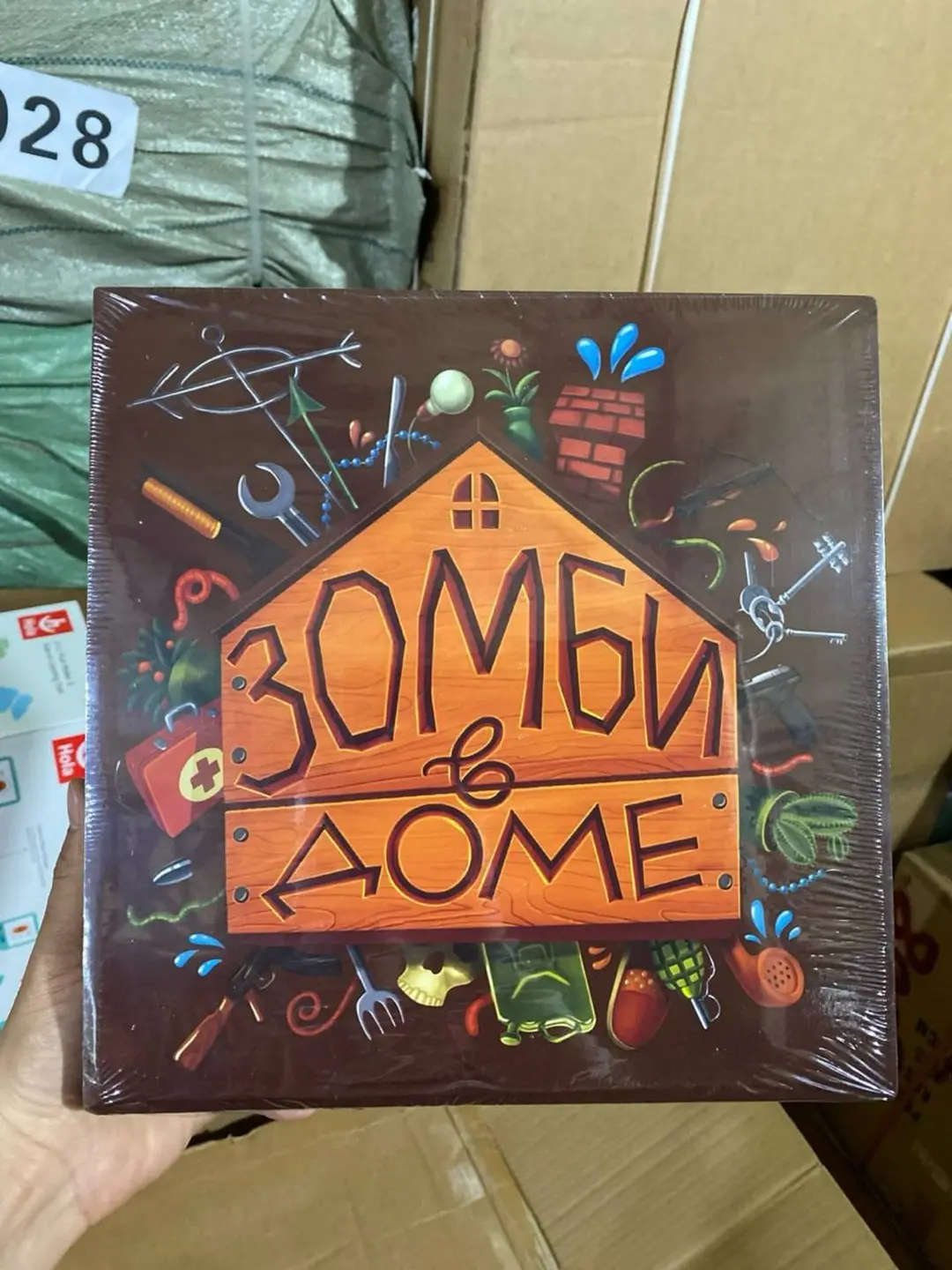 Zombi v dome stoli o'yini, taktik strategiya va mantiq, 8-12 yoshli bolalar va oila uchun, rivojlantiruvchi