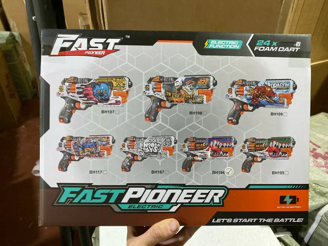 Bolalar Beast Hunter elektr blasteri, 24 ta yumshoq o'qli pulemyot, 8 yoshdan bolalar uchun — 2-rasm