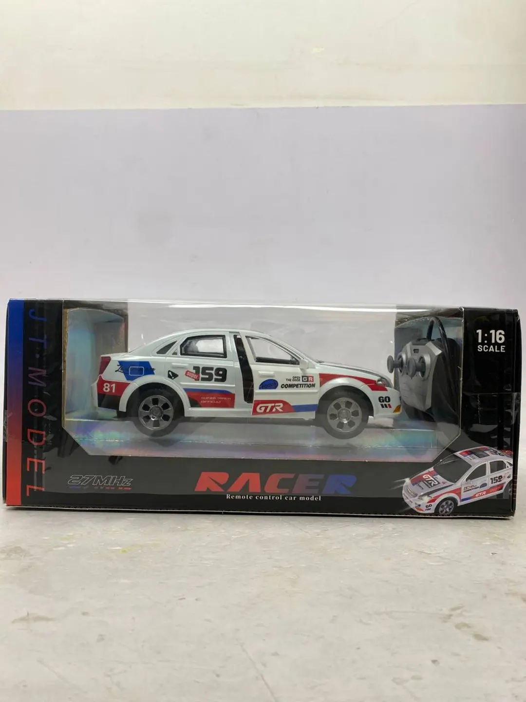 Masofadan boshqariladigan JT998 Racer sportkari, 1:16 masshtab eshiklari ochiladigan, 6 yoshdan bolalar uchun — 2-rasm