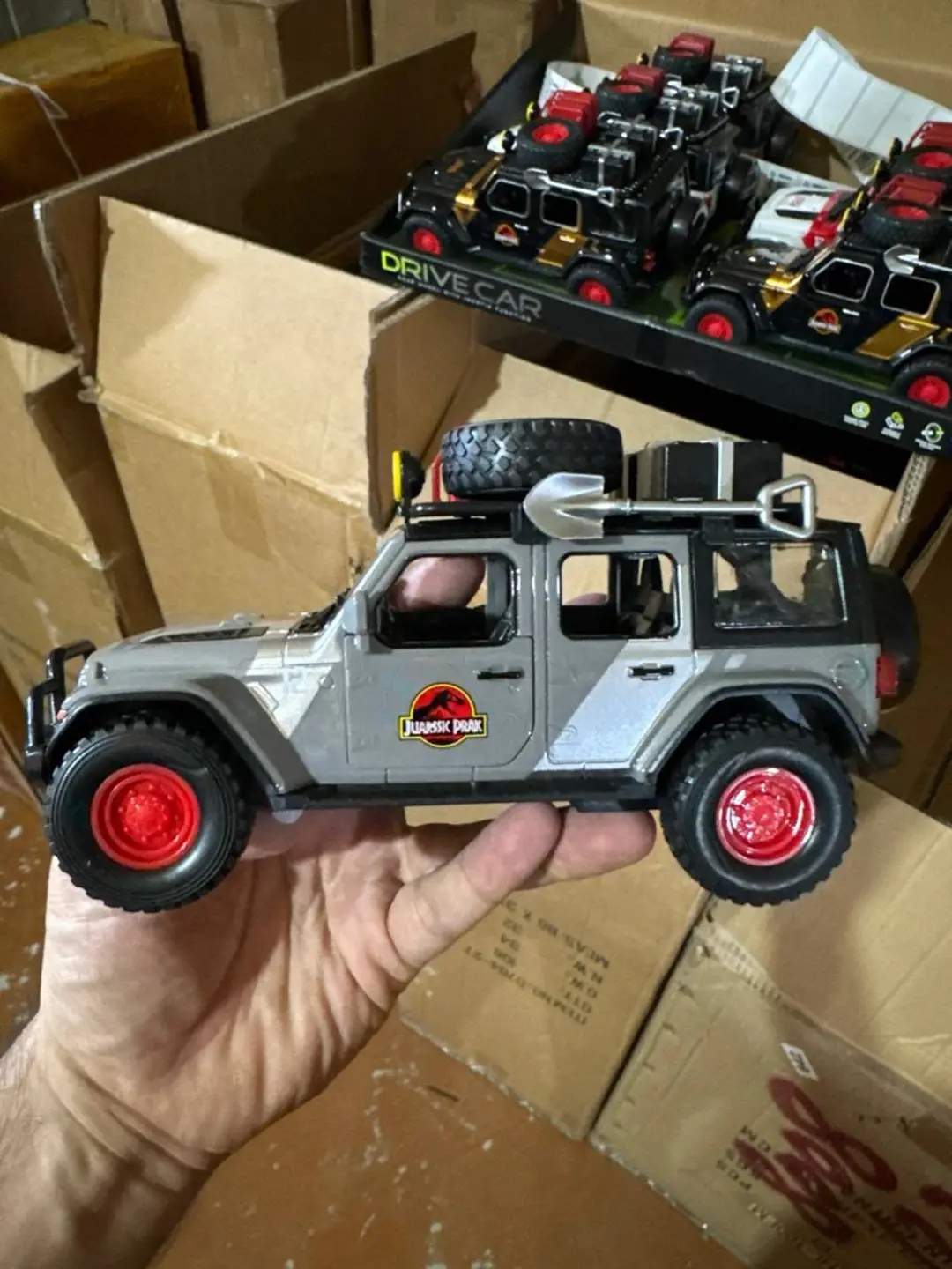 Jeep Wrangler mashinasi Yura davri bog'i, bolalar uchun kolleksiya jip yo'ltanlamas — 10-rasm