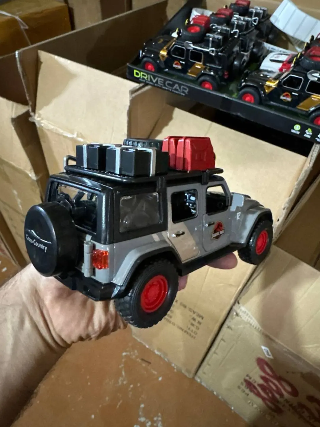 Jeep Wrangler mashinasi Yura davri bog'i, bolalar uchun kolleksiya jip yo'ltanlamas — 11-rasm