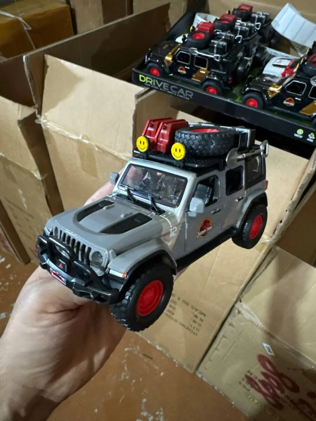 Jeep Wrangler mashinasi Yura davri bog'i, bolalar uchun kolleksiya jip yo'ltanlamas — 9-rasm