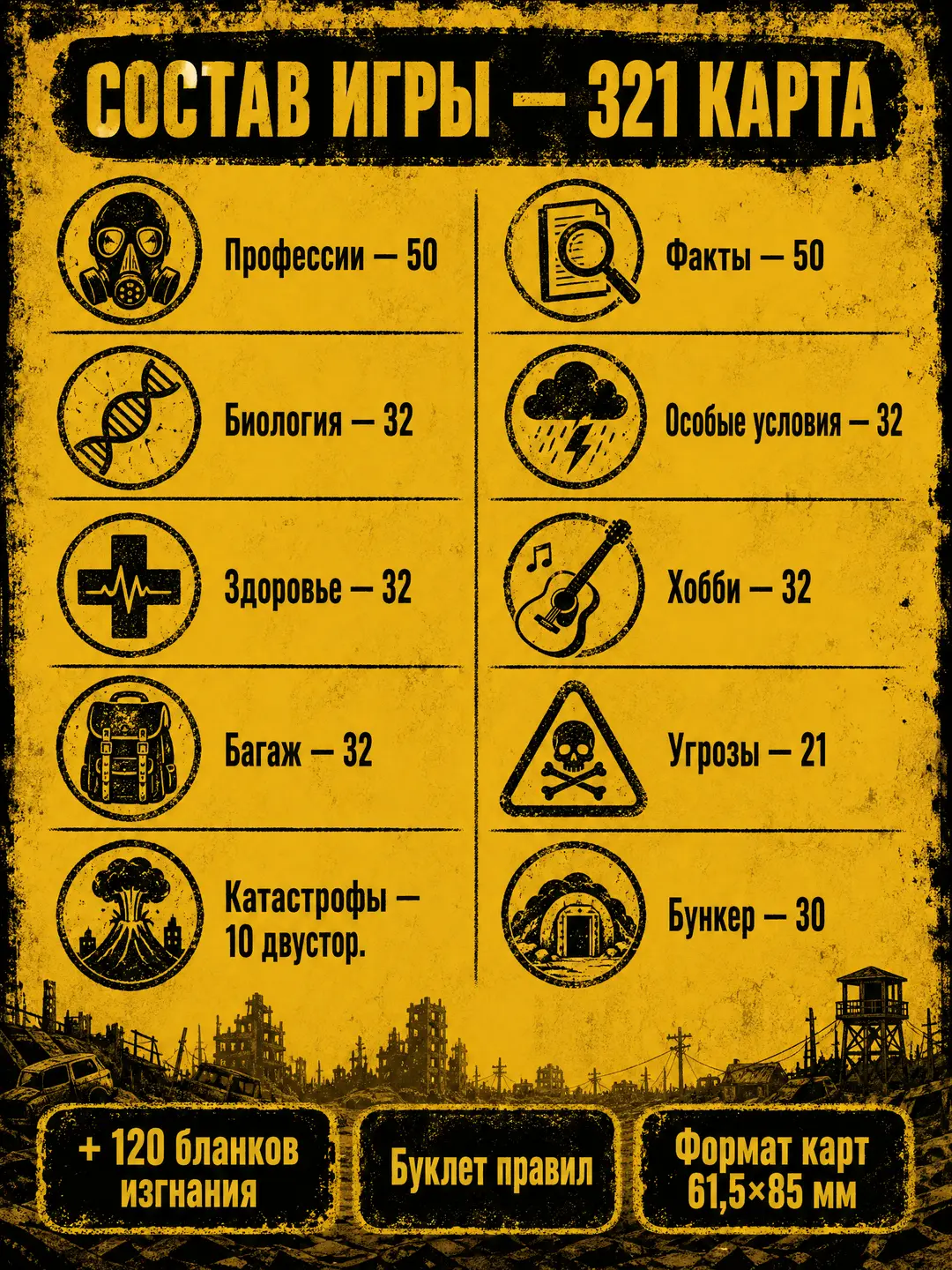 Bunker-B 3.2 stol o'yini, Post-apokalipsis psixologik strategiyasi, Kattalar uchun, Ritorika va mantiq mashqi — 3-rasm